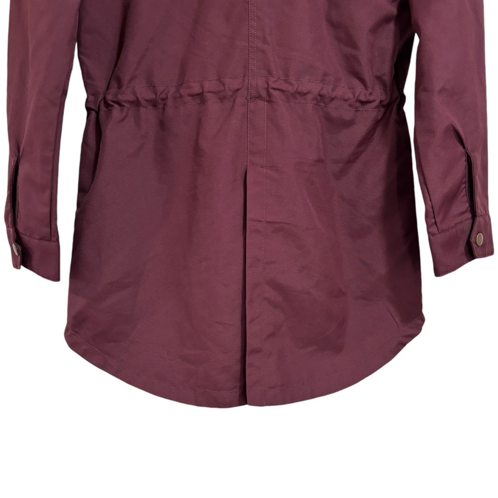 O’Neill Gayle Burgundy Windbreaker Hooded Zip Up Spring Jacket Women's Size XS - Picture 13 of 15
